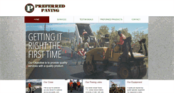 Desktop Screenshot of preferredpavingut.com